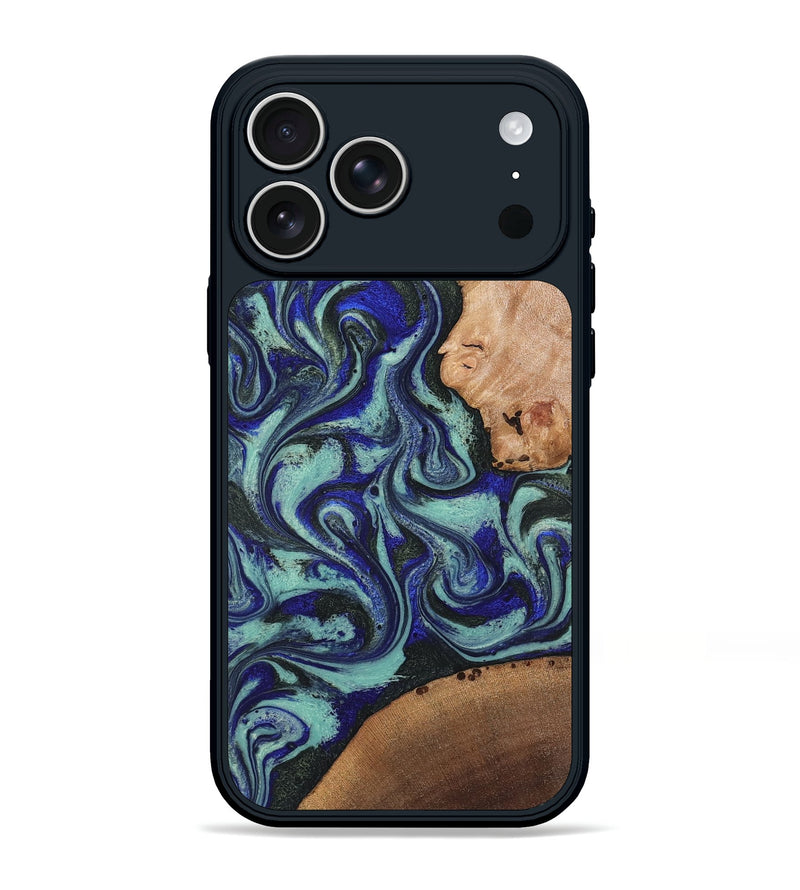 iPhone 17 Pro Max Wood Phone Case - Kaci (Green, 820173)