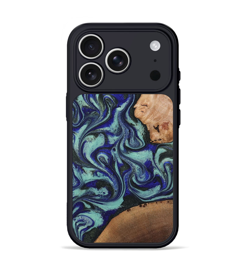 iPhone 17 Pro Wood Phone Case - Kaci (Green, 820173)