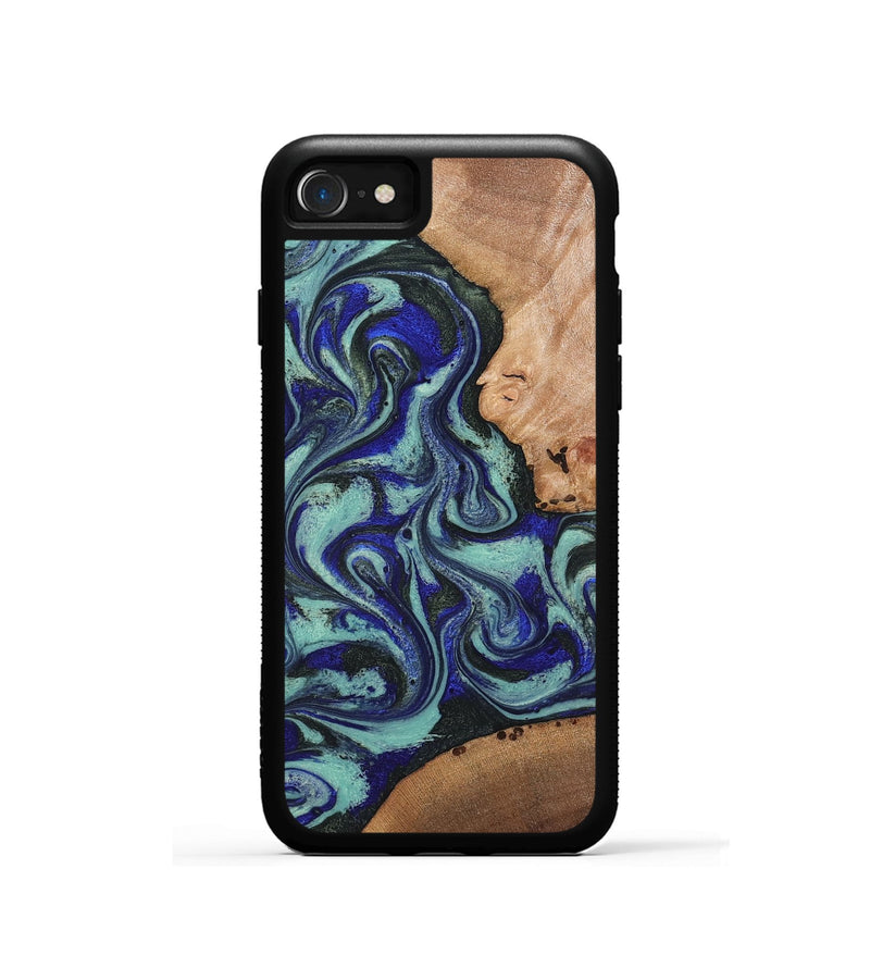 iPhone SE Wood Phone Case - Kaci (Green, 820173)
