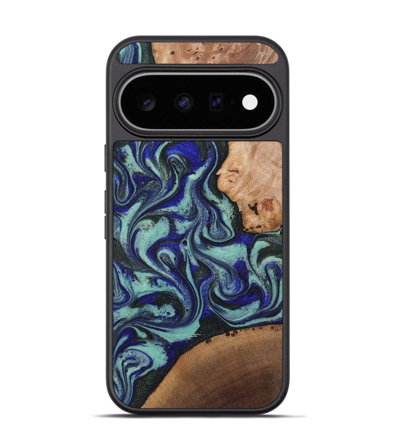 Pixel 11 Pro Wood Phone Case - Kaci (Green, 820173)