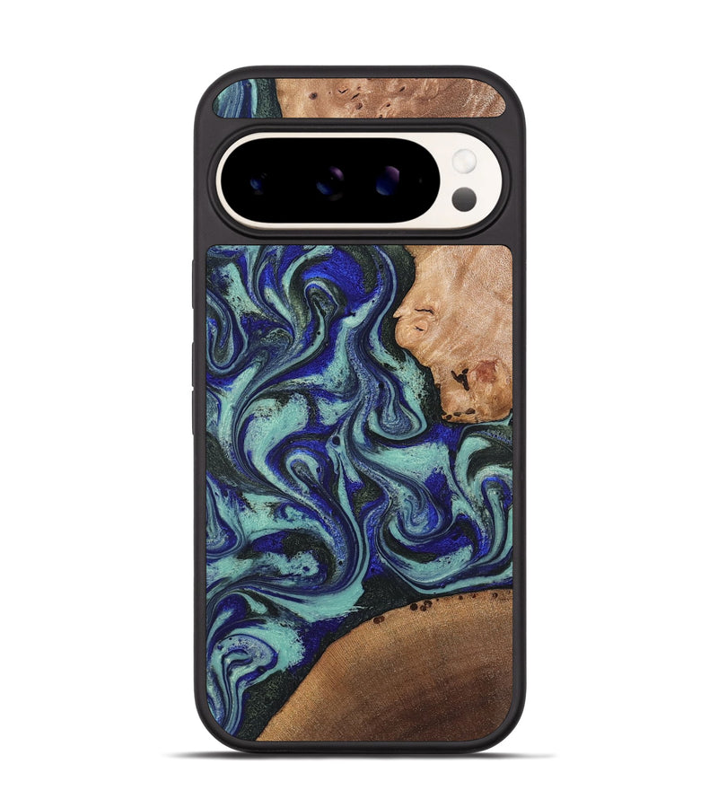 Pixel 9 Wood Phone Case - Kaci (Green, 820173)
