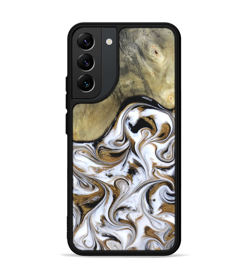 Galaxy S22 Plus Wood Phone Case - Kelsi (Black & White, 820174)