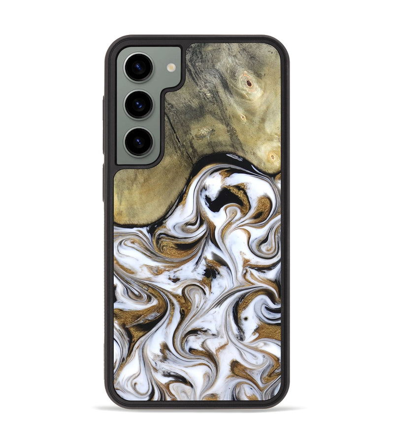 Galaxy S23 Plus Wood Phone Case - Kelsi (Black & White, 820174)