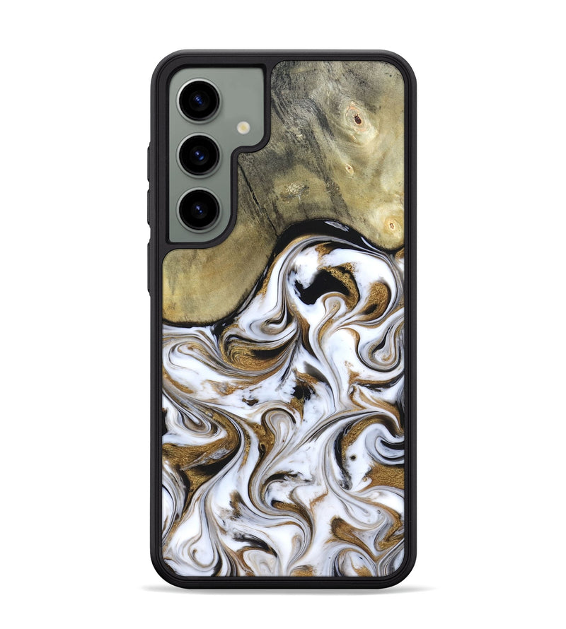 Galaxy S24 Plus Wood Phone Case - Kelsi (Black & White, 820174)