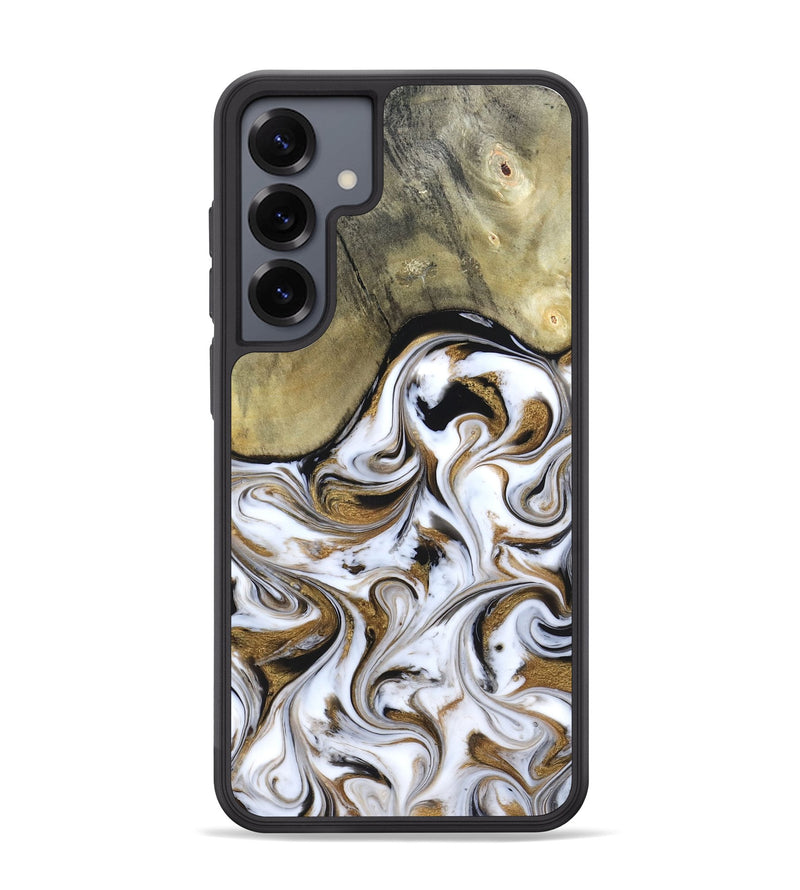 Galaxy S25 Plus Wood Phone Case - Kelsi (Black & White, 820174)