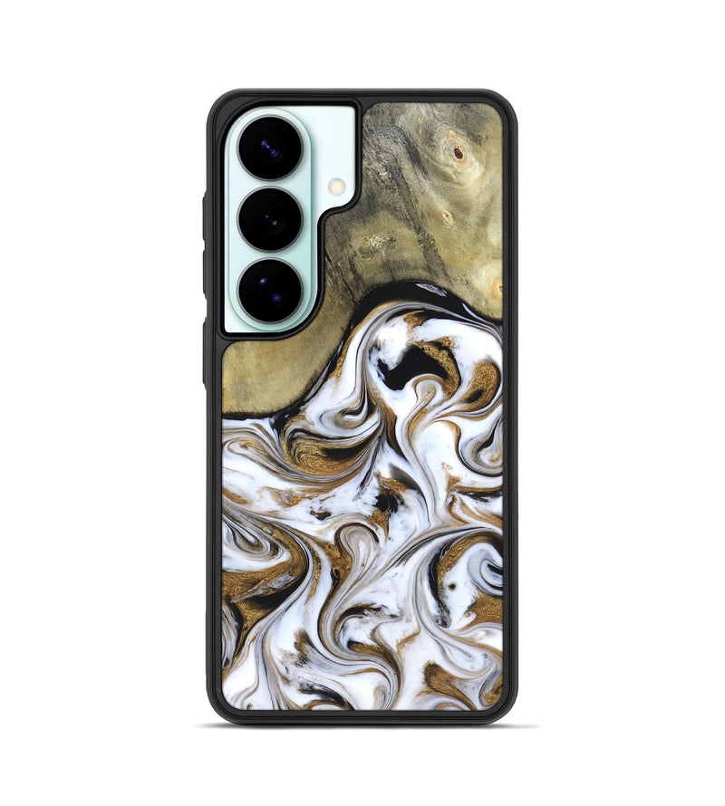 Galaxy S26 Wood Phone Case - Kelsi (Black & White, 820174)
