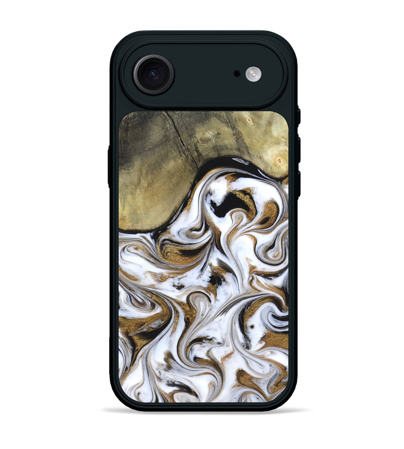 iPhone 17 Air Wood Phone Case - Kelsi (Black & White, 820174)