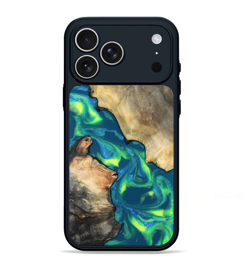 iPhone 17 Pro Max Wood Phone Case - Davis (Neon, 820176)