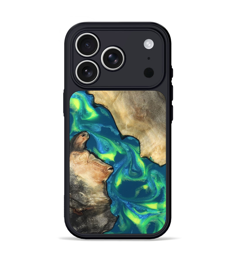 iPhone 17 Pro Wood Phone Case - Davis (Neon, 820176)