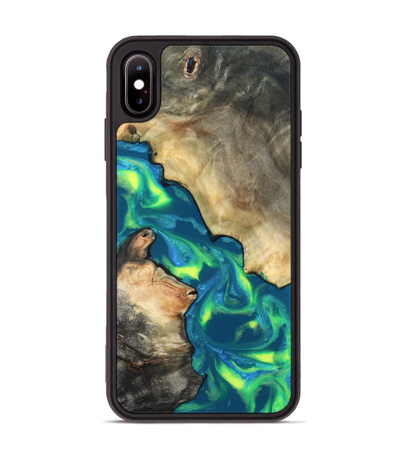 iPhone Xs Max Wood Phone Case - Davis (Neon, 820176)