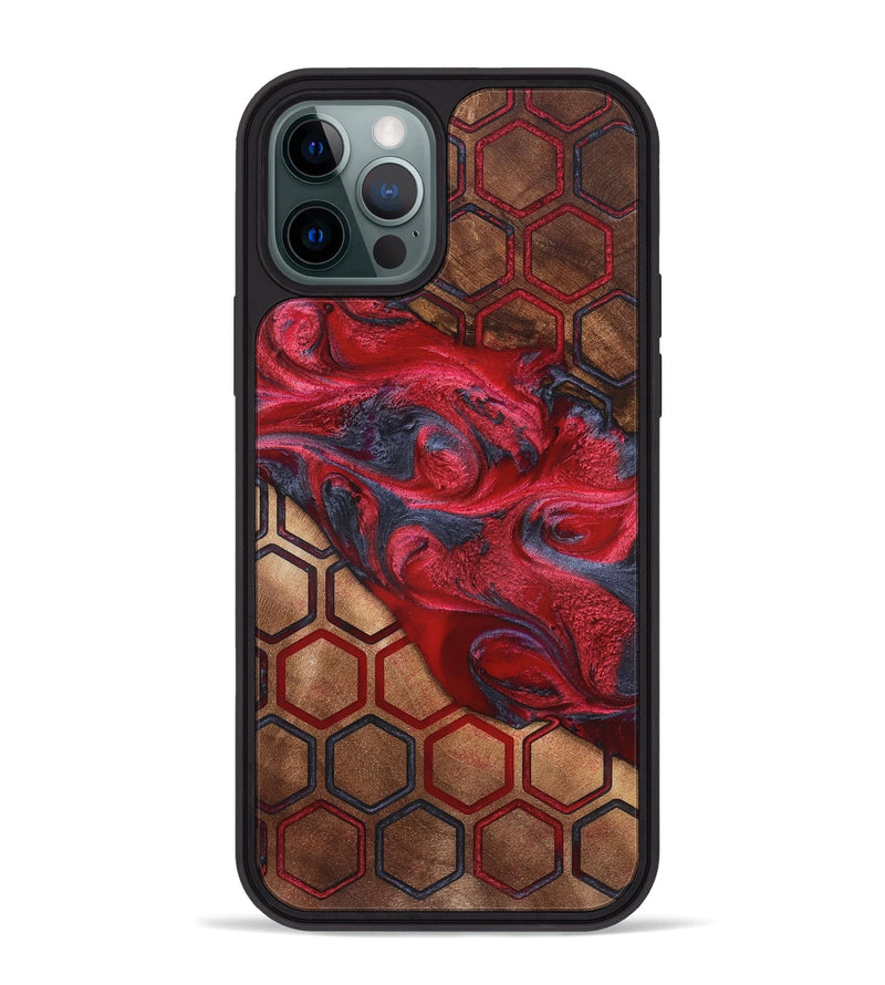 iPhone 12 Pro Max Wood Phone Case - Buster (Pattern, 820178)