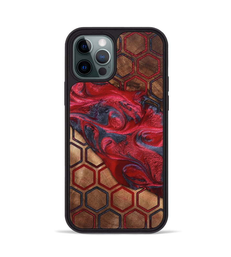 iPhone 12 Pro Wood Phone Case - Buster (Pattern, 820178)