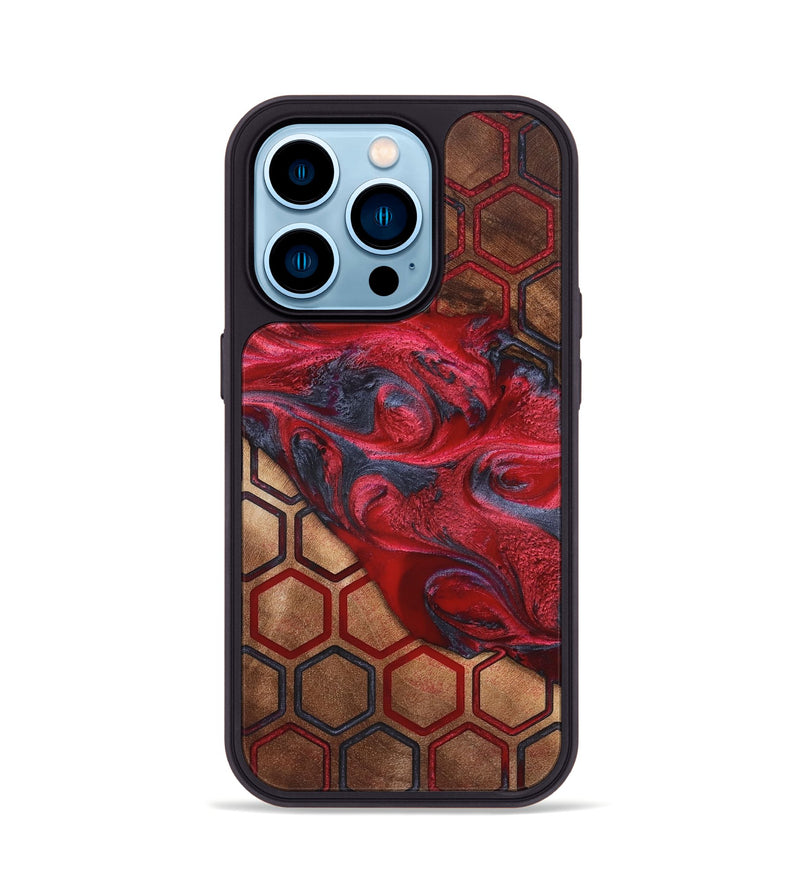 iPhone 14 Pro Wood Phone Case - Buster (Pattern, 820178)