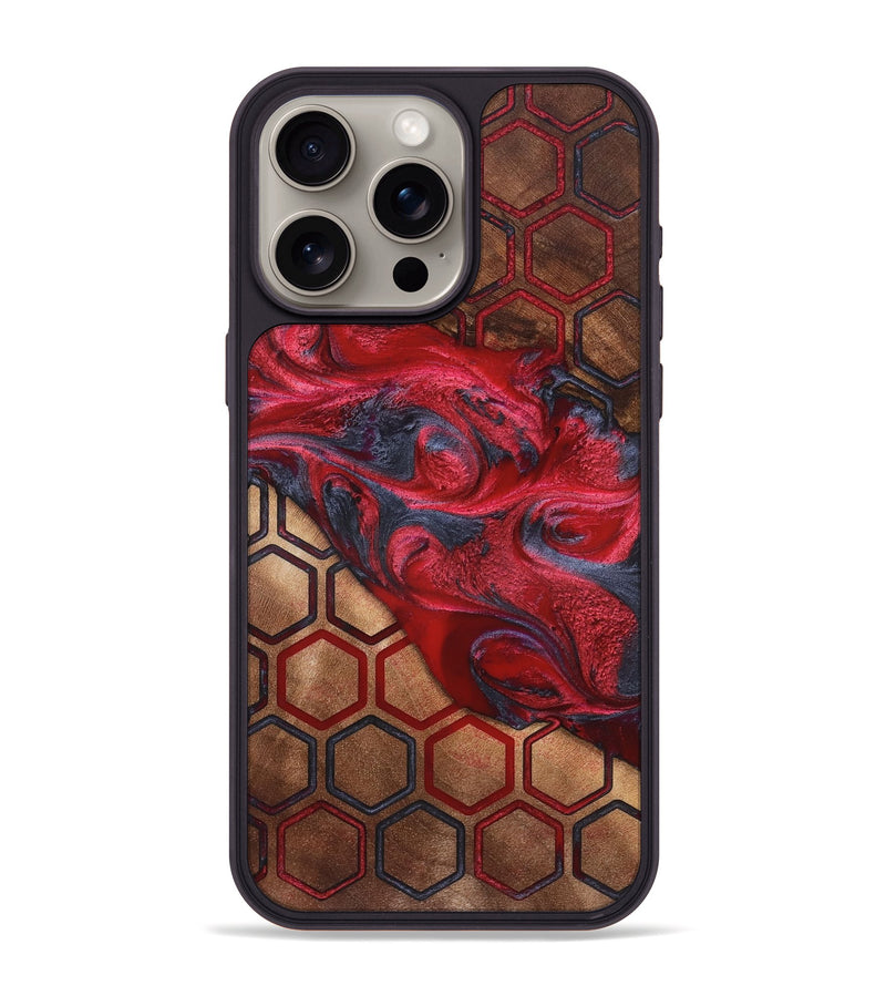 iPhone 15 Pro Max Wood Phone Case - Buster (Pattern, 820178)
