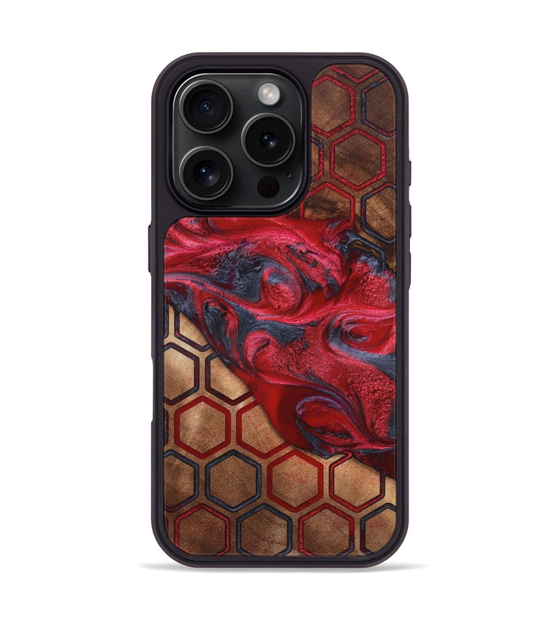 iPhone 16 Pro Wood Phone Case - Buster (Pattern, 820178)