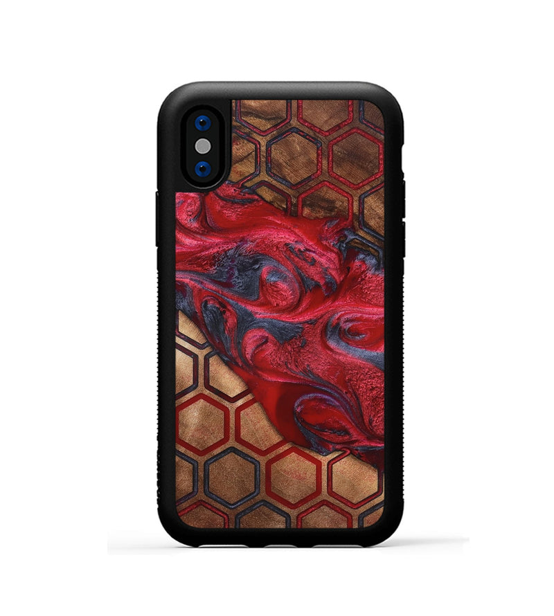 iPhone Xs Wood Phone Case - Buster (Pattern, 820178)