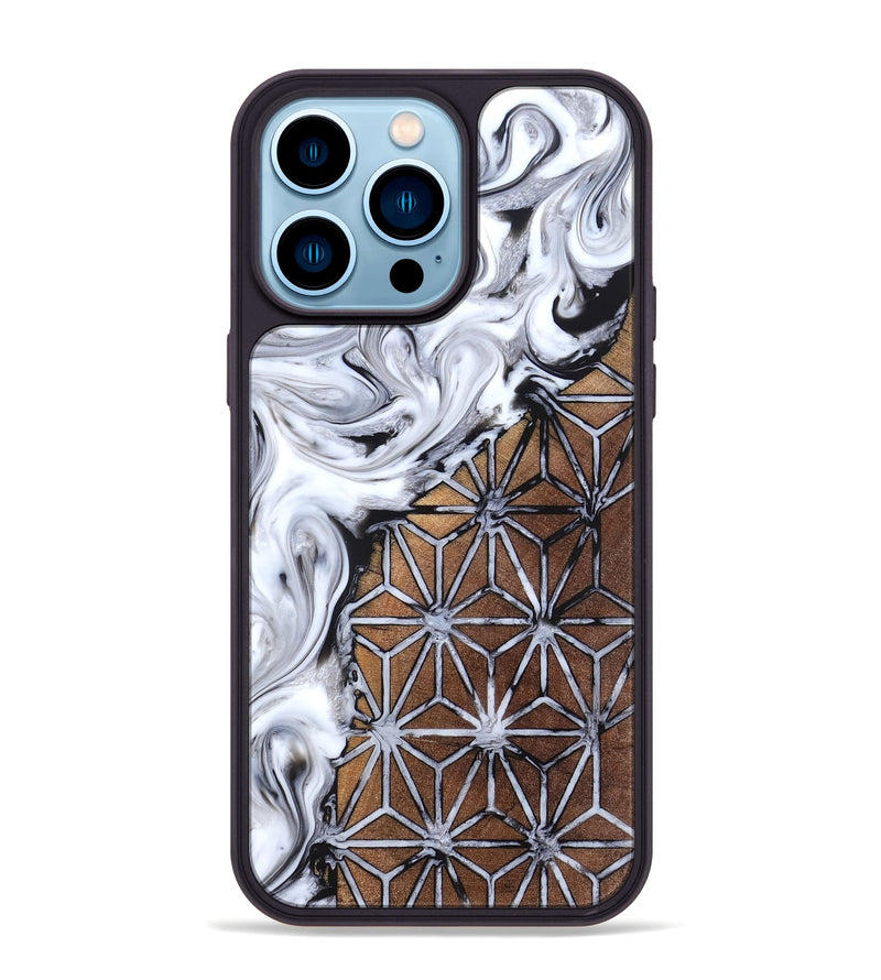 iPhone 14 Pro Max Wood Phone Case - Talia (Pattern, 820179)