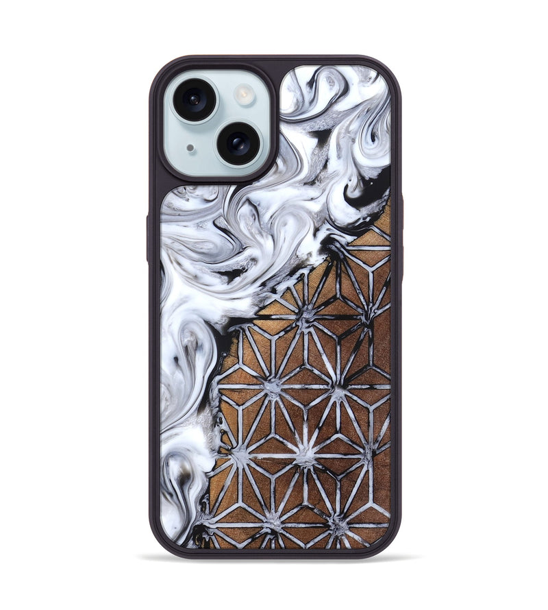 iPhone 15 Wood Phone Case - Talia (Pattern, 820179)