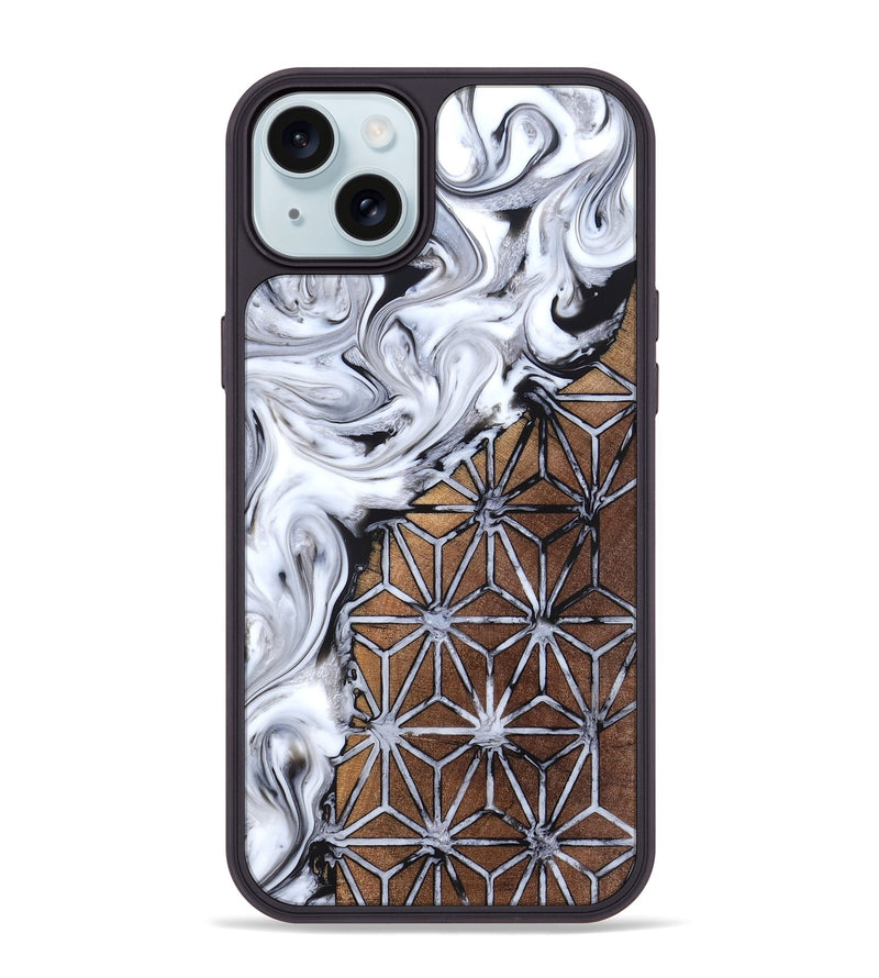 iPhone 15 Plus Wood Phone Case - Talia (Pattern, 820179)