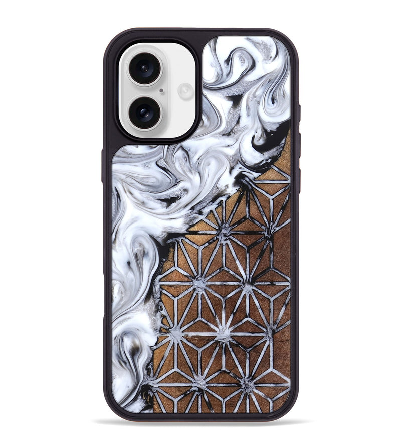 iPhone 16 Plus Wood Phone Case - Talia (Pattern, 820179)