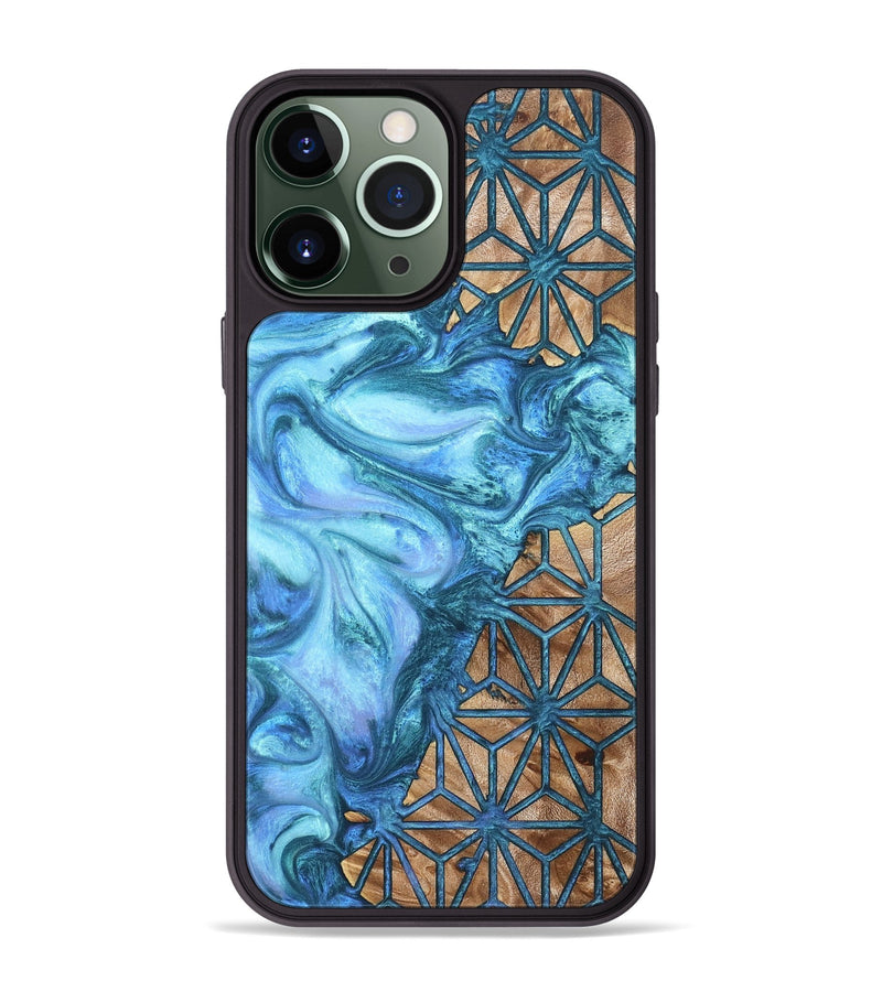 iPhone 13 Pro Max Wood Phone Case - Zane (Pattern, 820181)