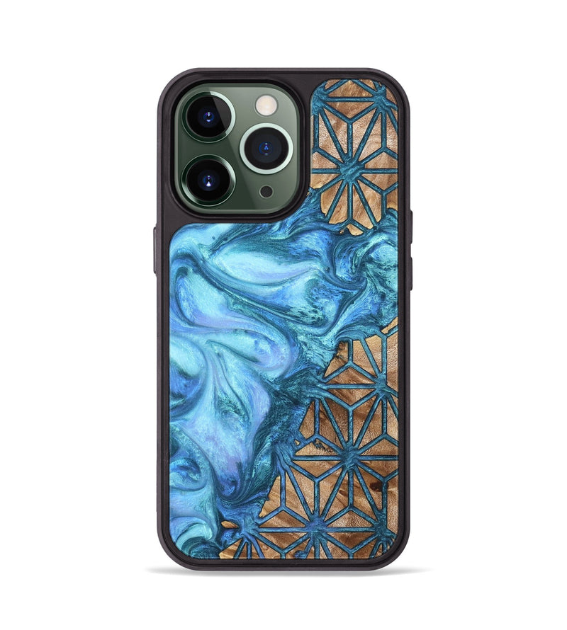 iPhone 13 Pro Wood Phone Case - Zane (Pattern, 820181)