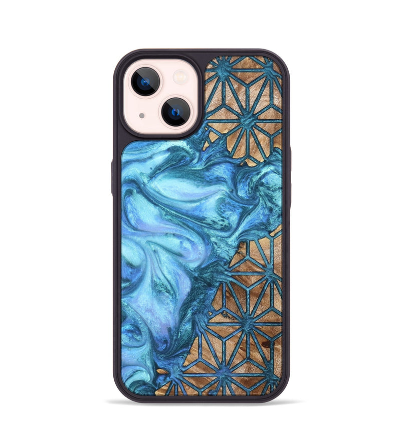 iPhone 14 Wood Phone Case - Zane (Pattern, 820181)