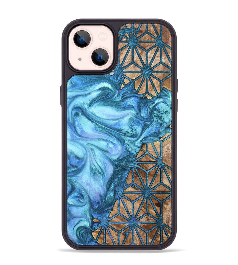 iPhone 14 Plus Wood Phone Case - Zane (Pattern, 820181)