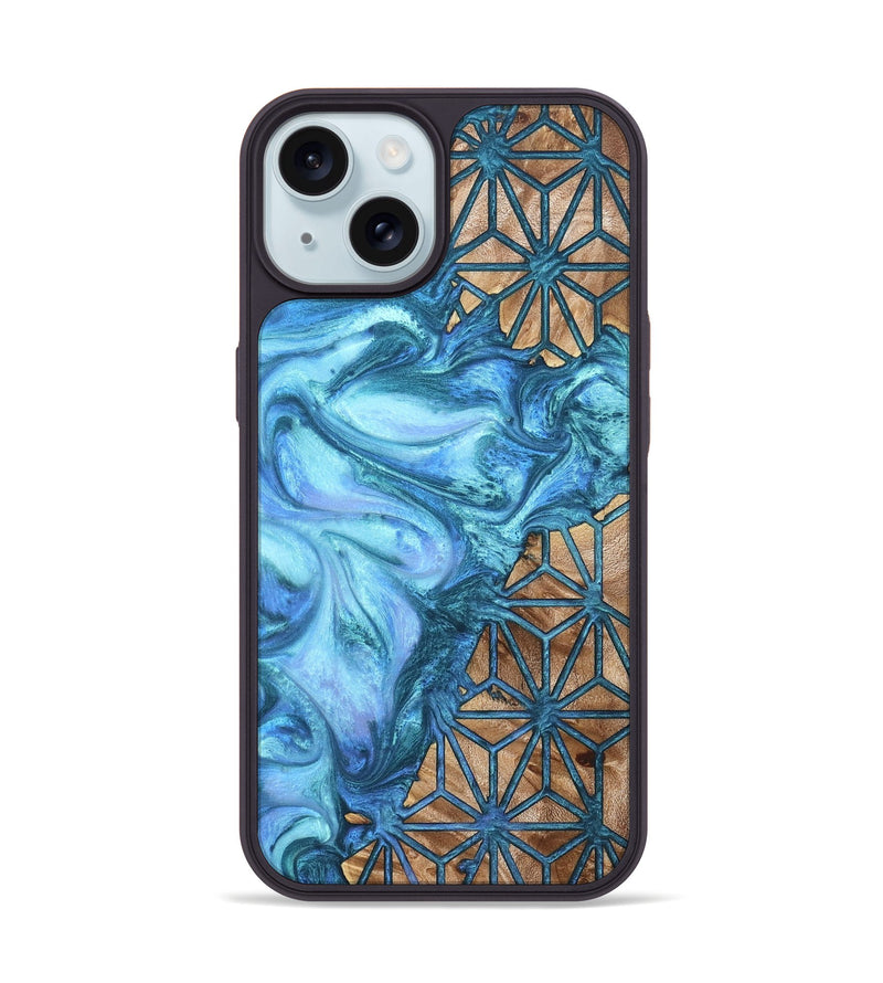 iPhone 15 Wood Phone Case - Zane (Pattern, 820181)