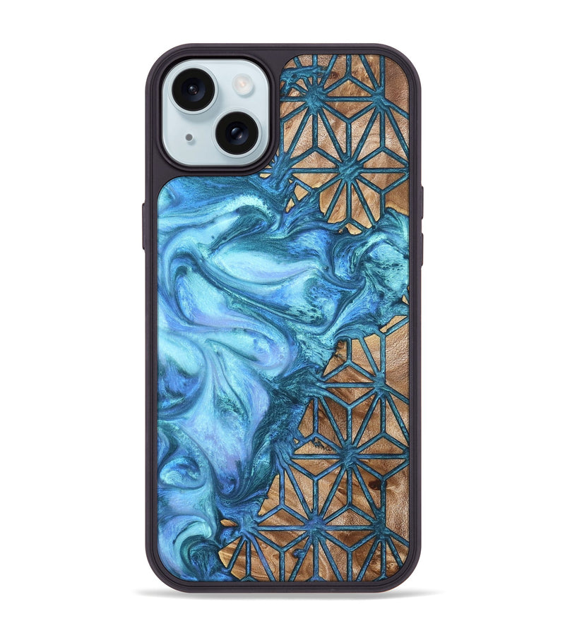 iPhone 15 Plus Wood Phone Case - Zane (Pattern, 820181)