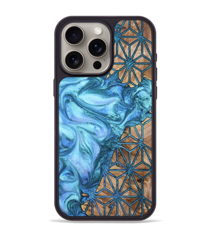 iPhone 15 Pro Max Wood Phone Case - Zane (Pattern, 820181)