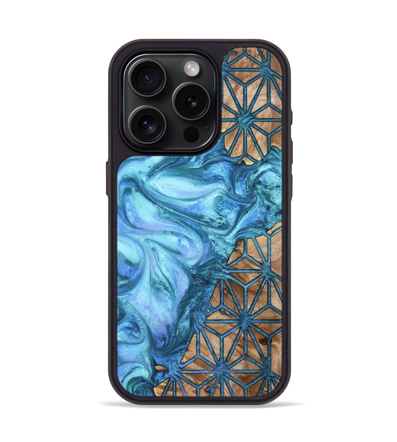 iPhone 15 Pro Wood Phone Case - Zane (Pattern, 820181)