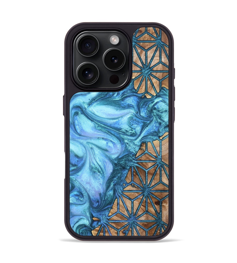 iPhone 16 Pro Wood Phone Case - Zane (Pattern, 820181)