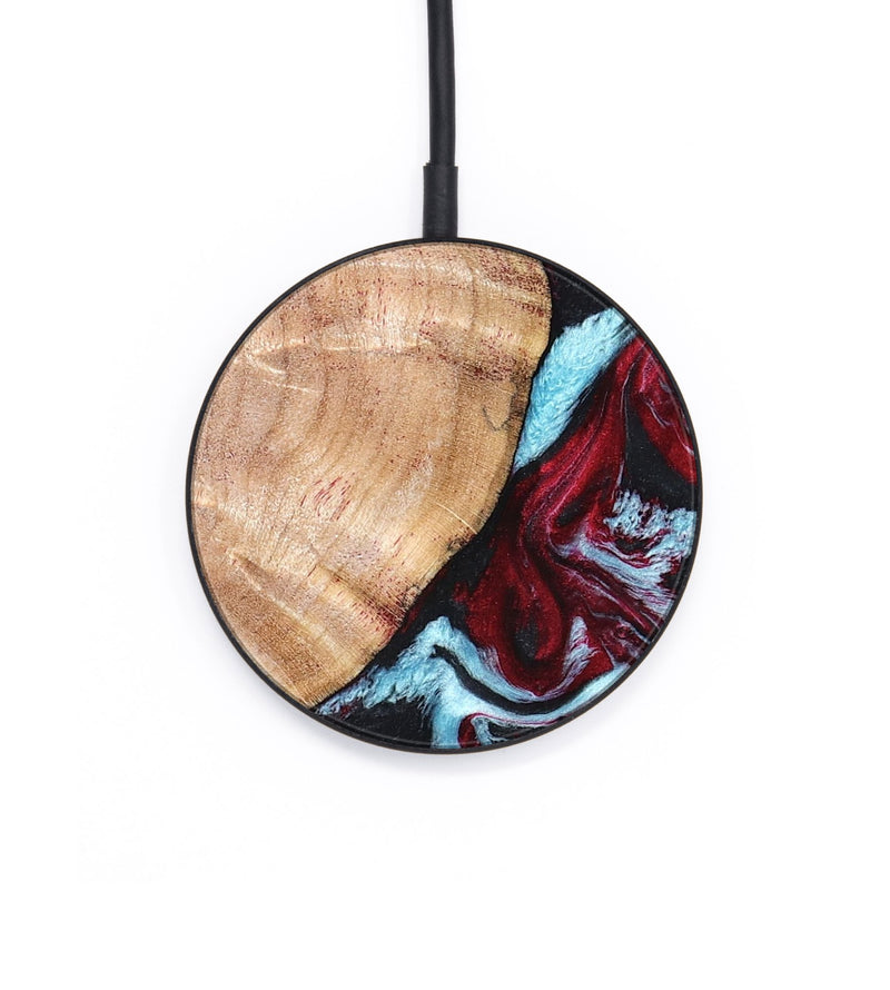 Circle Wood Wireless Charger - Homer (Red, 820184)