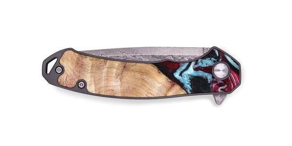 EDC Wood Pocket Knife - Homer (Red, 820184)