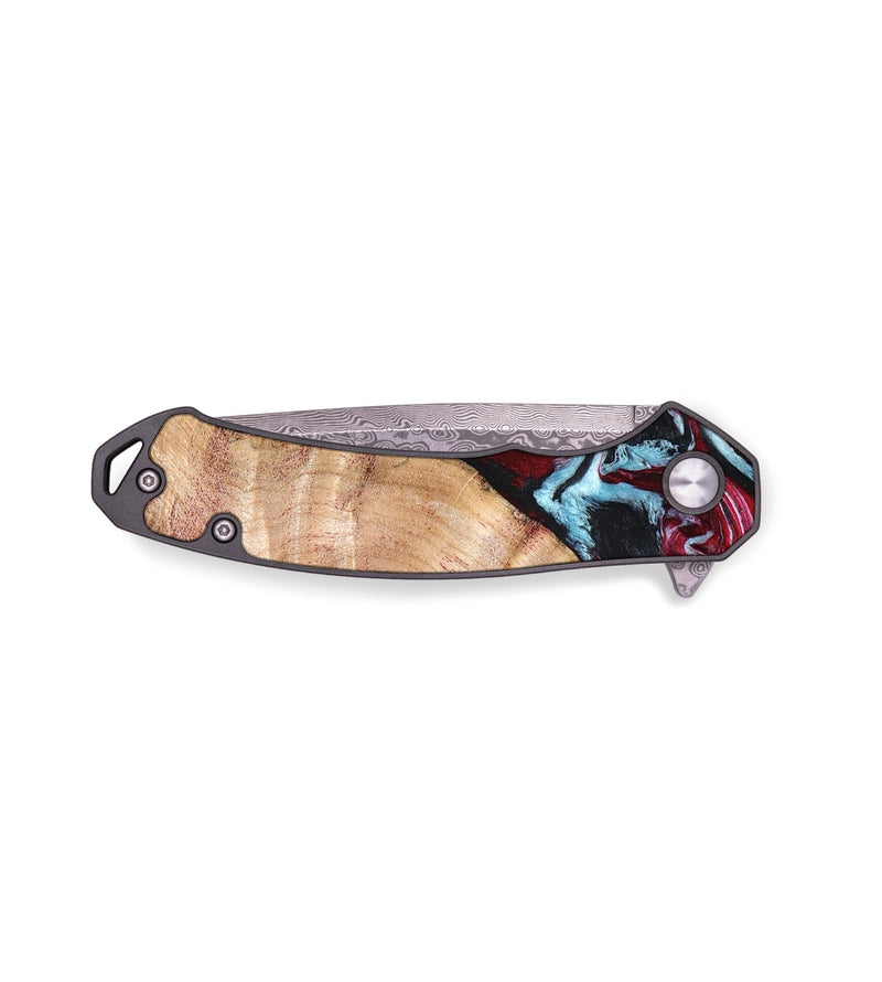 EDC Wood Pocket Knife - Homer (Red, 820184)