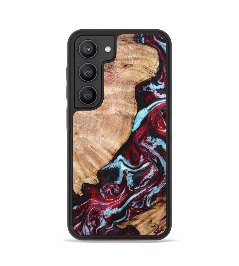 Galaxy S23 Wood Phone Case - Homer (Red, 820184)