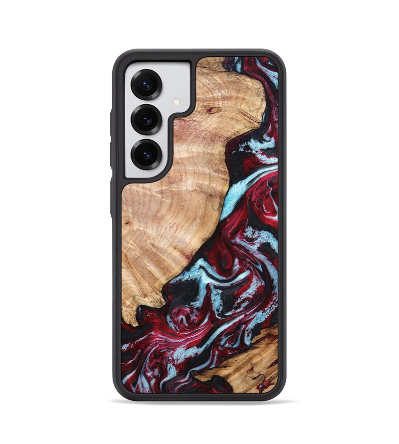Galaxy S25 Wood Phone Case - Homer (Red, 820184)