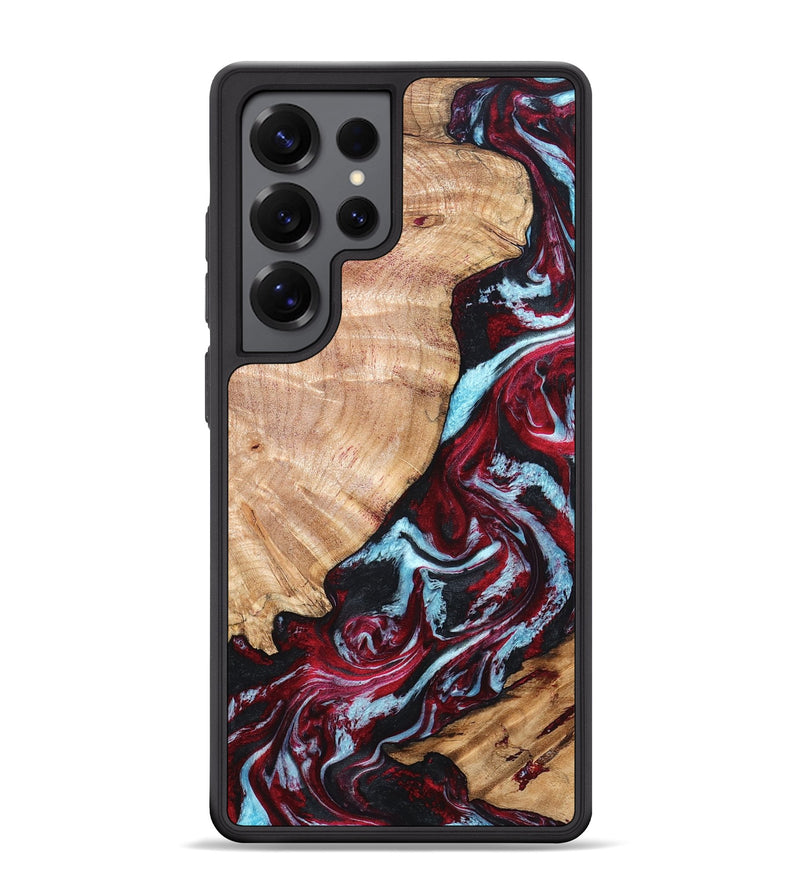 Galaxy S25 Ultra Wood Phone Case - Homer (Red, 820184)