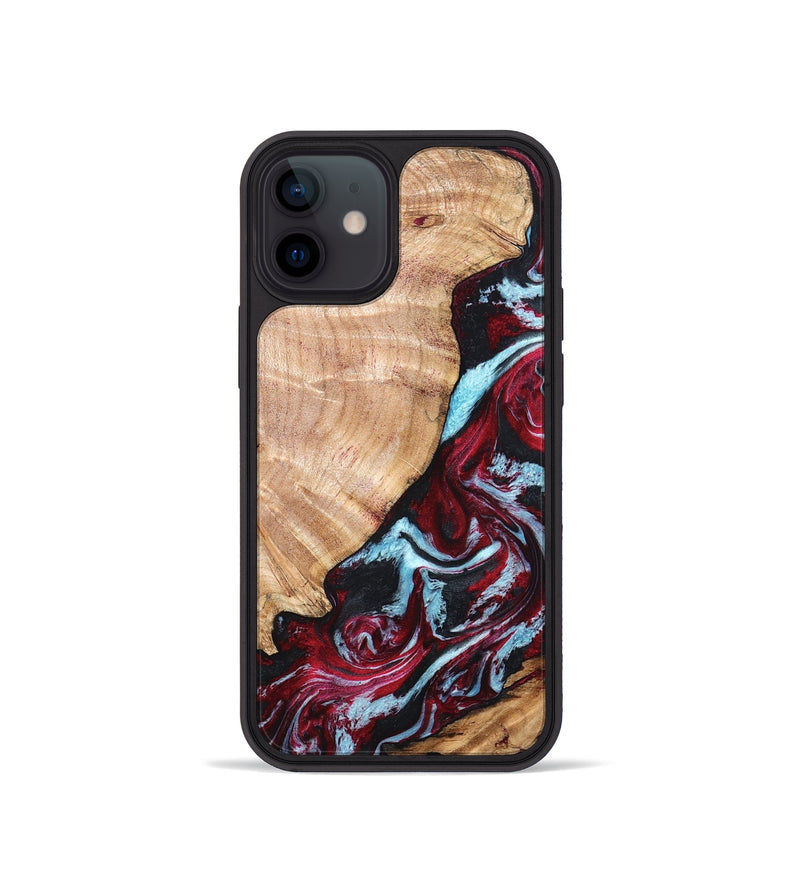 iPhone 12 mini Wood Phone Case - Homer (Red, 820184)