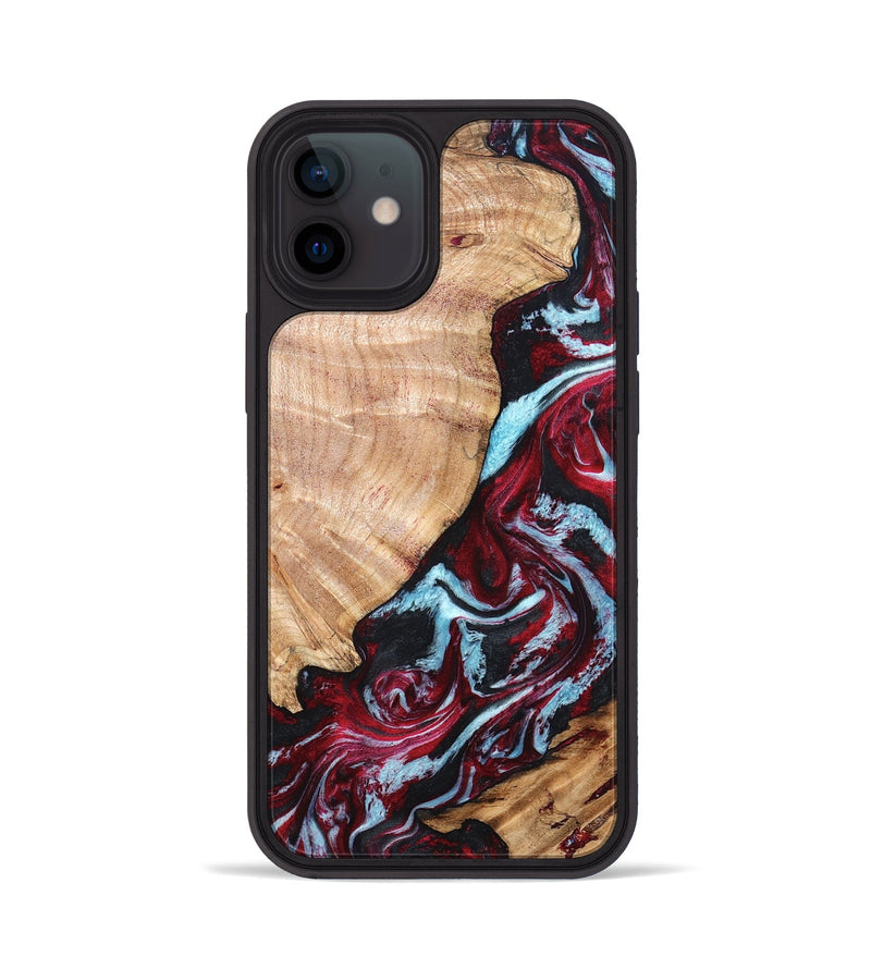 iPhone 12 Wood Phone Case - Homer (Red, 820184)