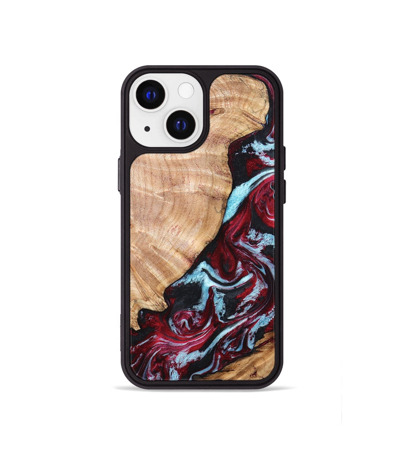 iPhone 13 mini Wood Phone Case - Homer (Red, 820184)