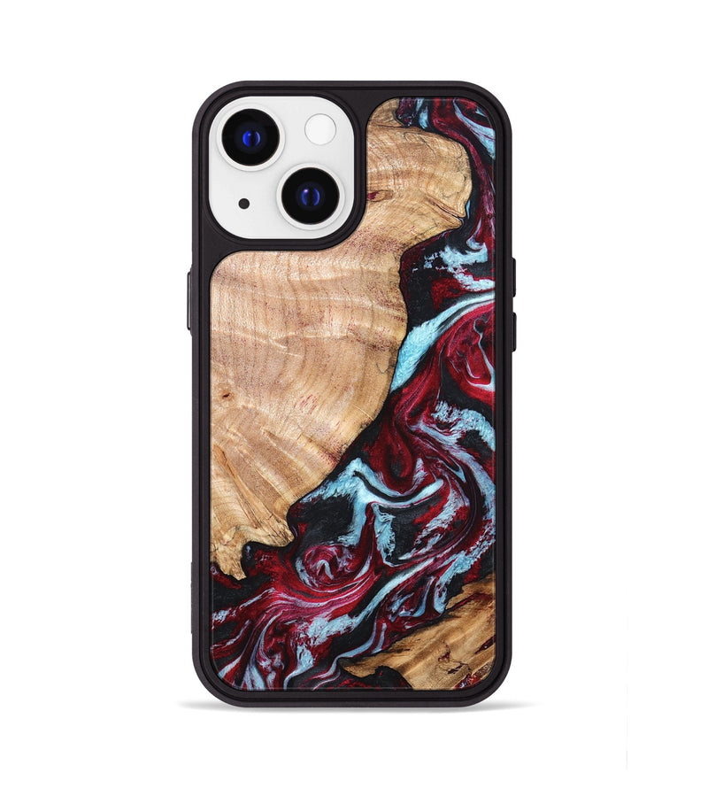 iPhone 13 Wood Phone Case - Homer (Red, 820184)