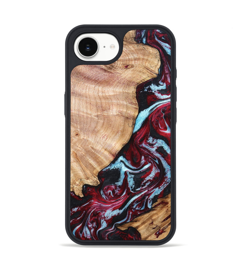 iPhone 16e Wood Phone Case - Homer (Red, 820184)