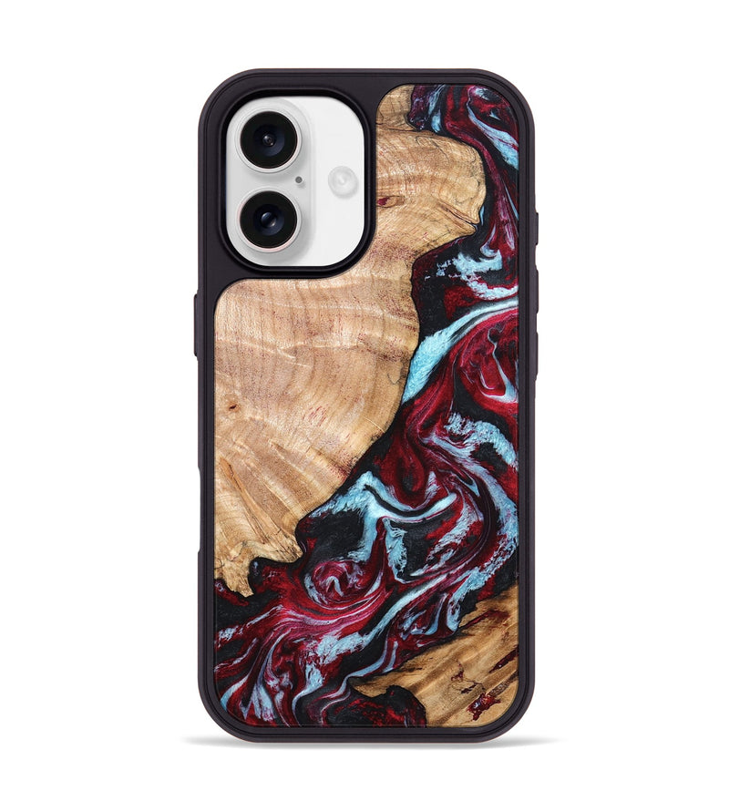 iPhone 17 Wood Phone Case - Homer (Red, 820184)
