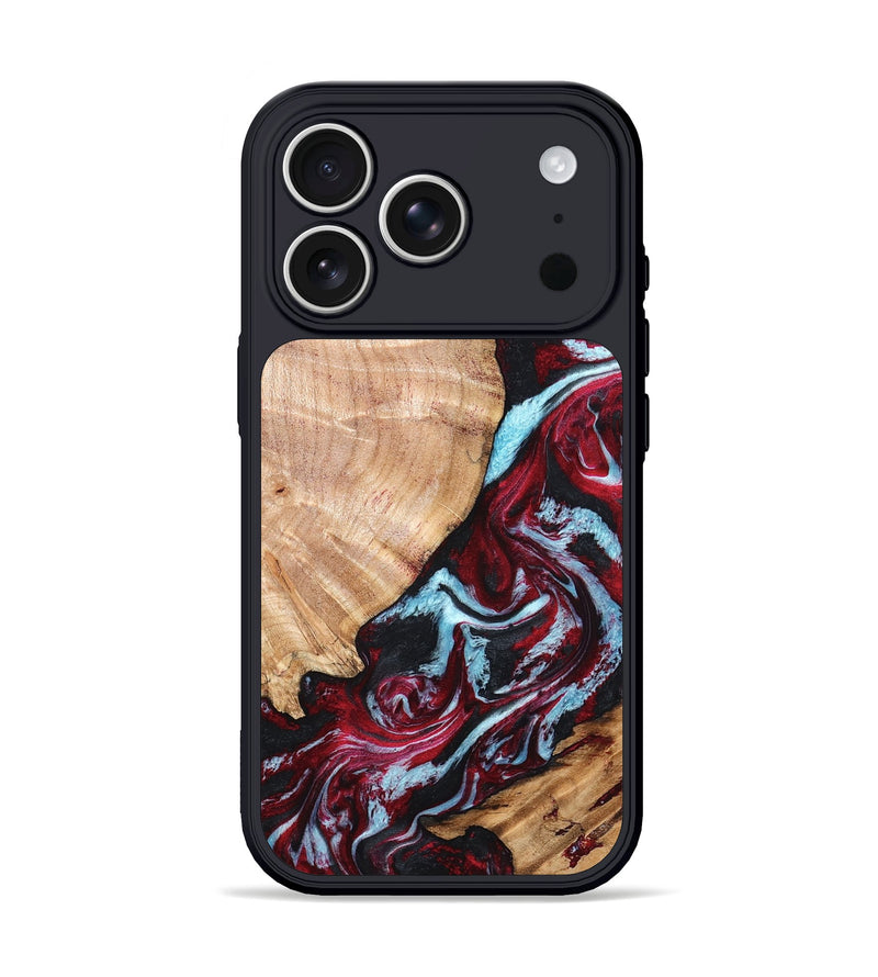iPhone 17 Pro Wood Phone Case - Homer (Red, 820184)