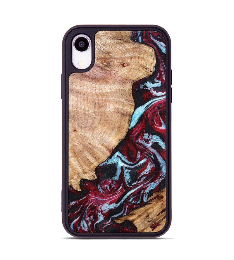 iPhone Xr Wood Phone Case - Homer (Red, 820184)