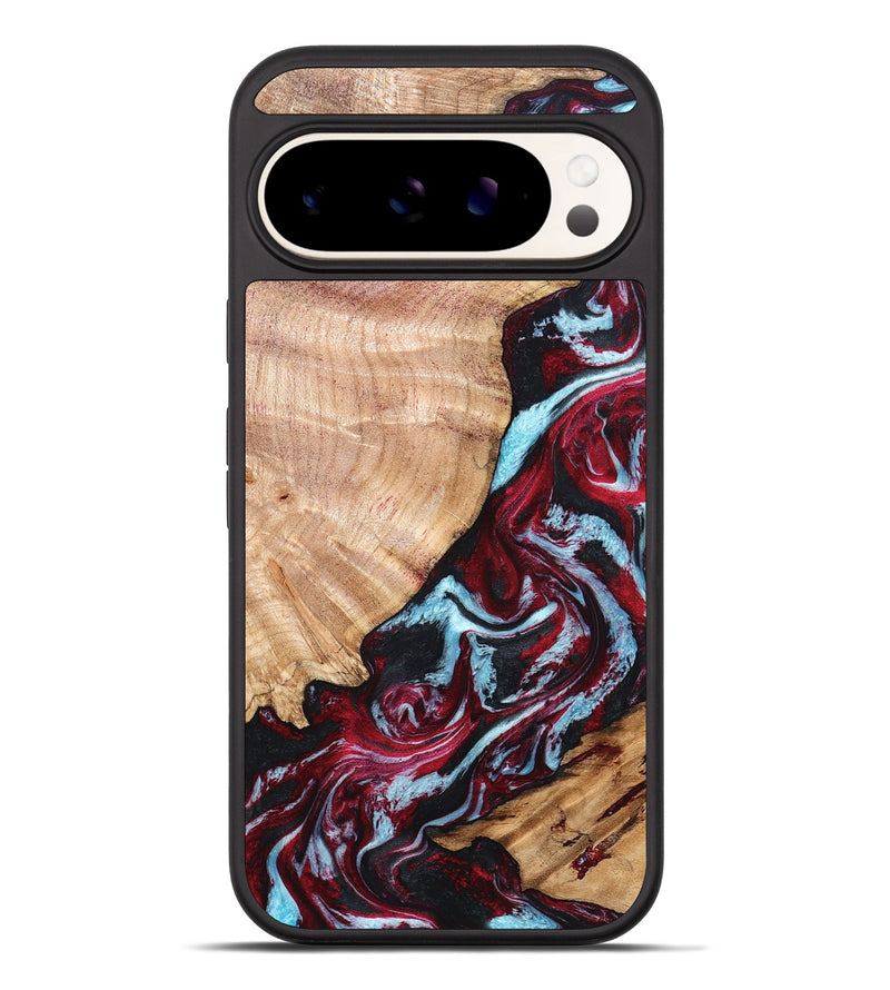 Pixel 10 Pro XL Wood Phone Case - Homer (Red, 820184)