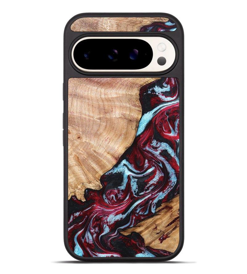Pixel 9 Pro XL Wood Phone Case - Homer (Red, 820184)