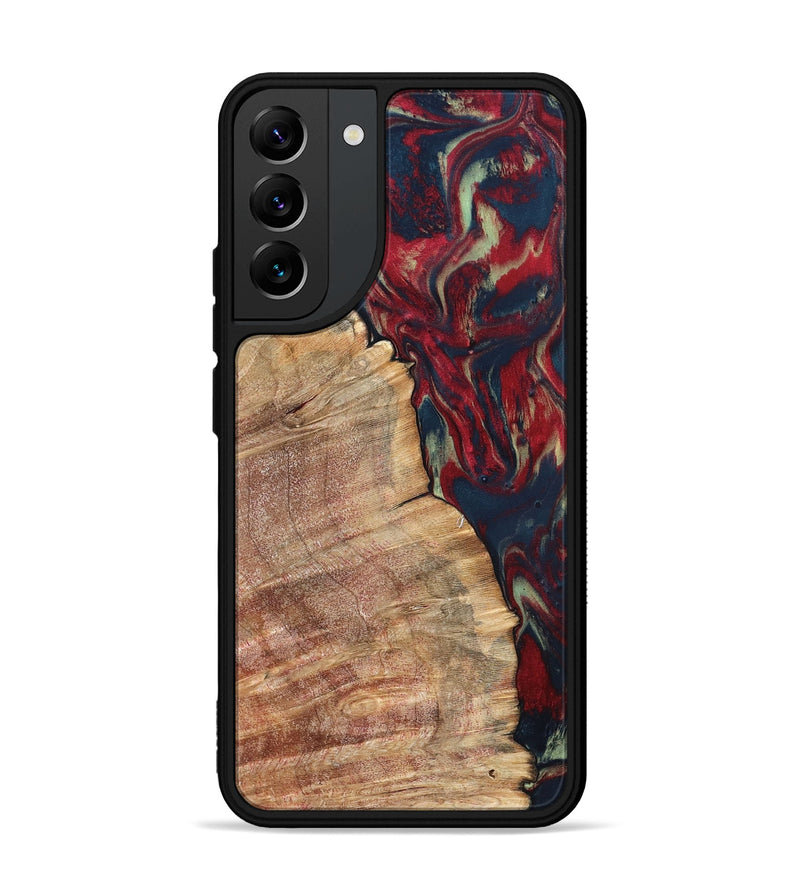 Galaxy S22 Plus Wood Phone Case - Latasha (Red, 820185)